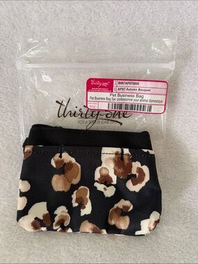 NWT thirty-one Black Autumn Bouquet Pet Business Bag